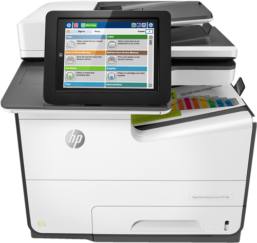 HP PageWide Enterprise Color MFP 586nd