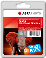 Agfa Photo APCPGI2500XLSET Multipack Schwarz / Cyan / Magenta / Gelb