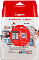 Canon CLI-581 XL Photo Value Pack Schwarz / Cyan / Magenta / Gelb Value Pack