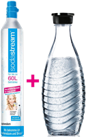 Sodastream Accessories Kit / Reserve Cylinder + Glass Bottle 