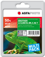 Agfa Photo APB1280XLSETD Multipack Schwarz / Cyan / Magenta / Gelb