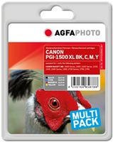 Agfa Photo APCPGI1500XLSET Multipack Schwarz / Cyan / Magenta / Gelb