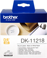 Brother Runde Etiketten DK-11218 