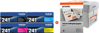 Brother TN-241 MCVP 02 Schwarz / Cyan / Magenta / Gelb / Weiss Value Pack