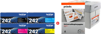Brother TN-242 MCVP Schwarz / Cyan / Magenta / Gelb / Weiss Value Pack