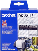 Brother Transparentes Endlos-Etikett DK-22113 