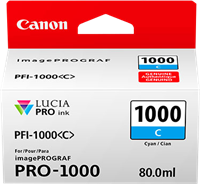 Canon PFI-1000c Cyan Druckerpatrone