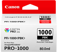Canon PFI-1000pbk Schwarz (Foto) Druckerpatrone