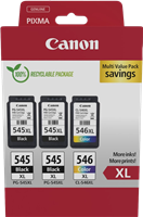 Canon PG-545XL+CL-546XL Multipack Schwarz / mehrere Farben
