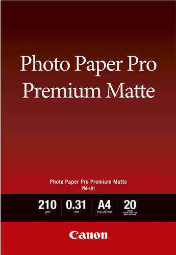 Canon Fotopapier Premium Matt A4 Weiss