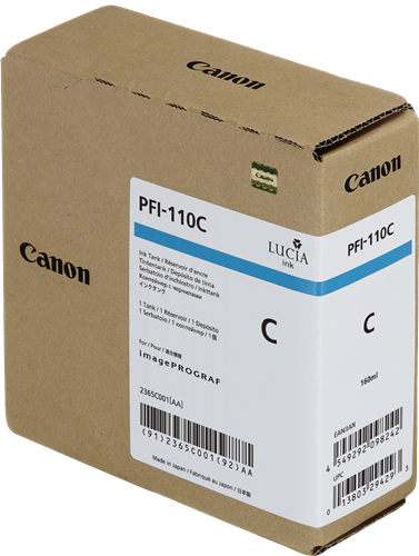Canon PFI-110c Cyan Druckerpatrone