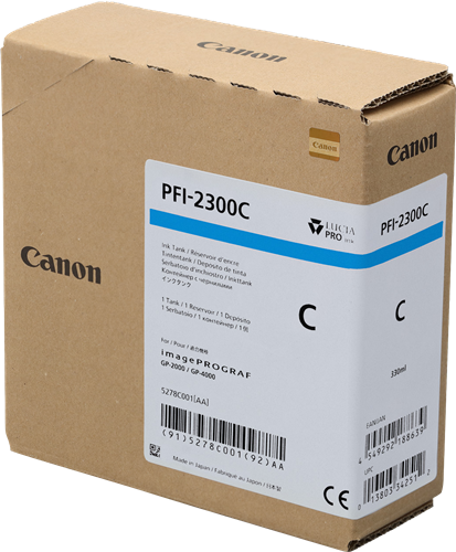 Canon PFI-2300c Cyan Druckerpatrone