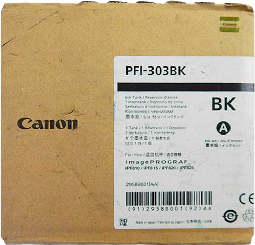 Canon PFI-303bk Schwarz Druckerpatrone