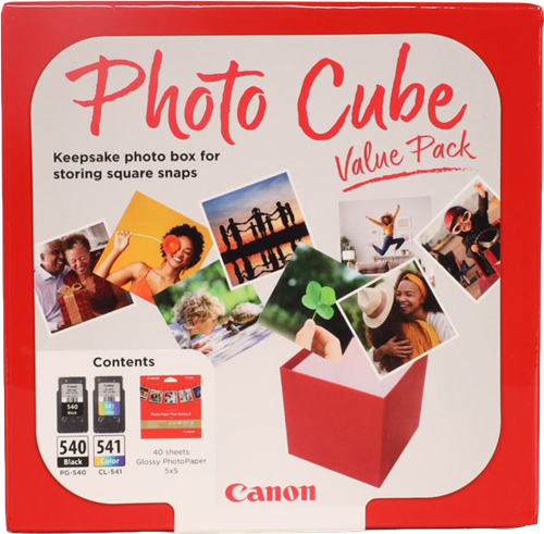 Canon PG-540+CL-541 Photo Cube Schwarz / mehrere Farben Value Pack