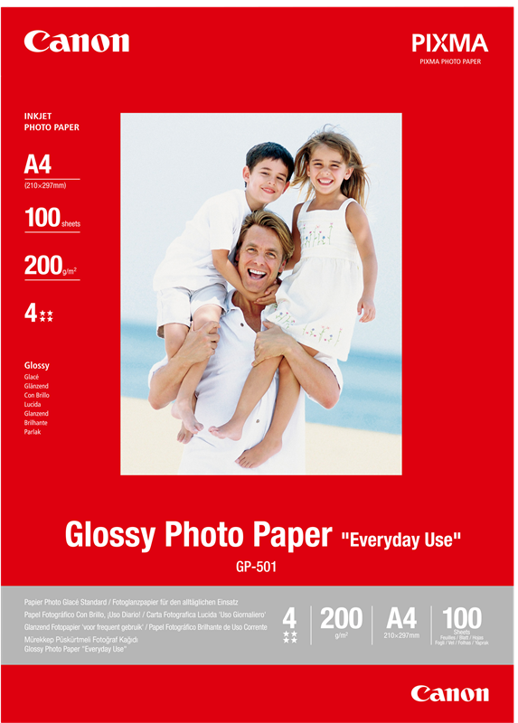 Canon Glossy Photo Papier "Everyday Use" A4 Weiss