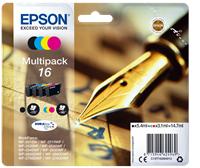 Epson 16 Multipack Schwarz / Cyan / Magenta / Gelb
