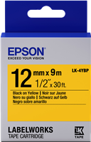 Epson C53S654008 Schriftband Schwarz auf Gelb