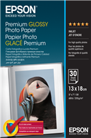 Epson Premium Glossy Fotopapier 13x18cm Weiss