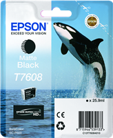 Epson T7608 Schwarz (Matt) Druckerpatrone