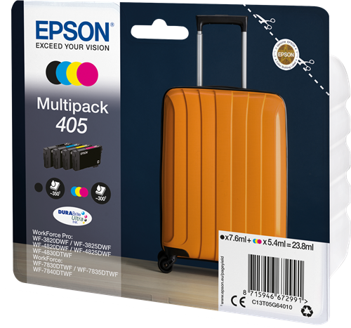 Epson 405 Multipack Schwarz / Cyan / Magenta / Gelb
