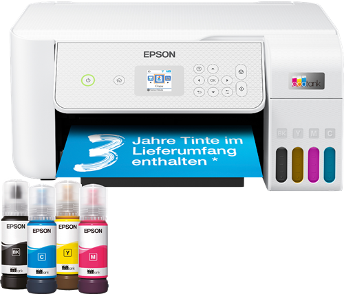 Epson EcoTank ET-2876 Multifunktionsdrucker Weiss