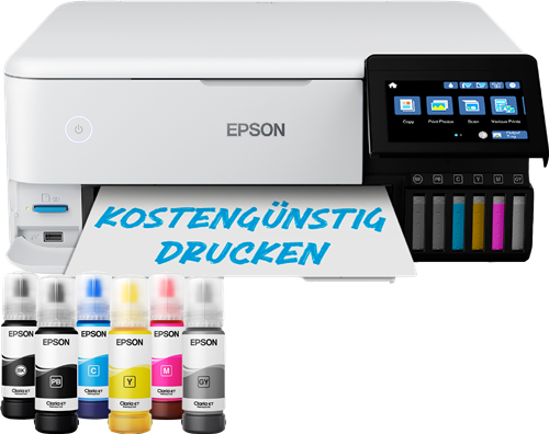 Epson EcoTank ET-8500 Multifunktionsdrucker Weiss