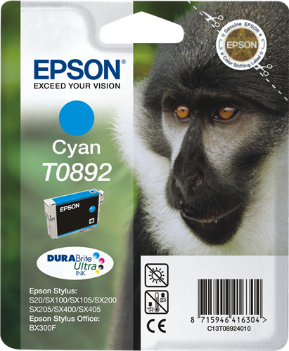 Epson T0892 Cyan Druckerpatrone