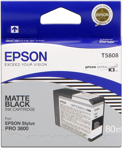 Epson T5808 Schwarz (Matt) Druckerpatrone