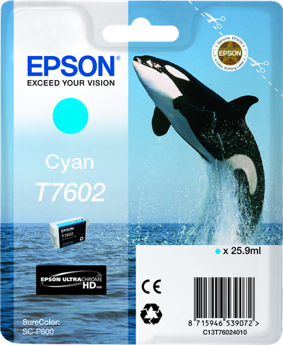 Epson T7602 Cyan Druckerpatrone