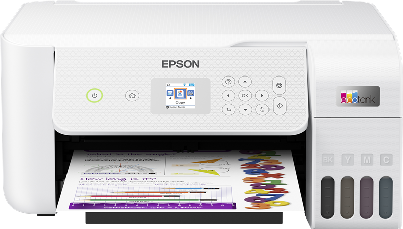 EcoTank Epson Multifunktionsdrucker ET-2826 Weiss