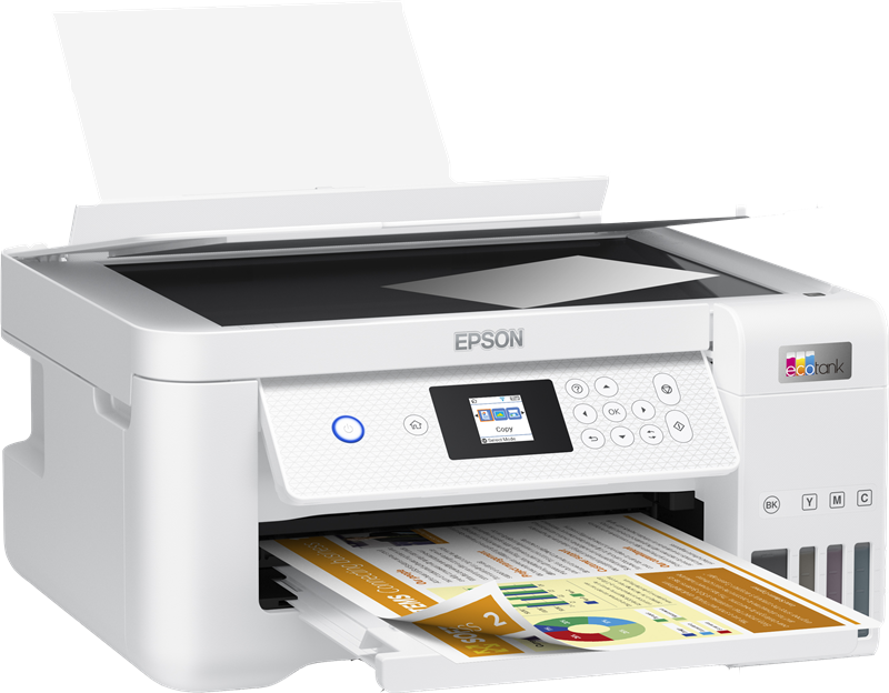 weiss EcoTank Multifunktionsdrucker ET-2856 Epson