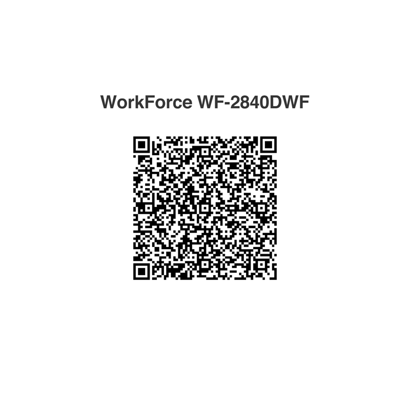 Epson WorkForce WF-2840DWF