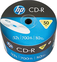 HP 1x50 CD-R 80Min / 700MB / Bulk Pack 