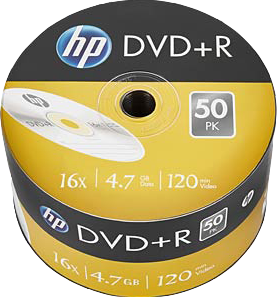 HP 1x50 DVD+R / 4.7GB / Bulk Pack 