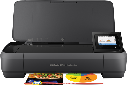 HP OfficeJet 250 Mobiler Tintenstrahldrucker 