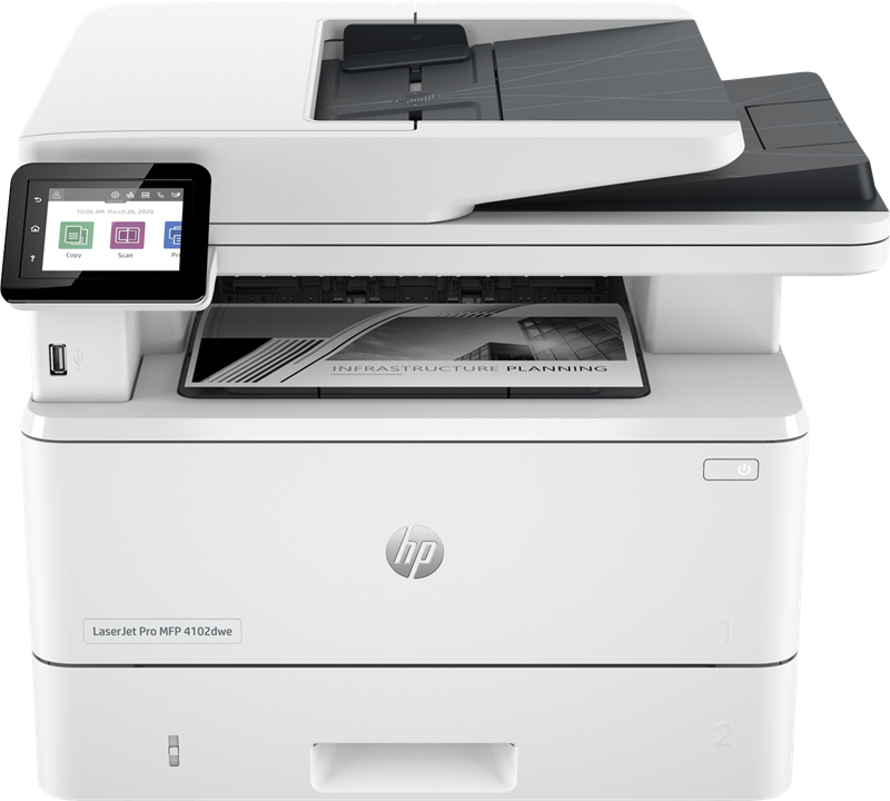 HP LaserJet Pro MFP 4102dwe Multifunktionsdrucker 