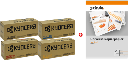 Kyocera TK-5280 MCVP Schwarz / Cyan / Magenta / Gelb Value Pack