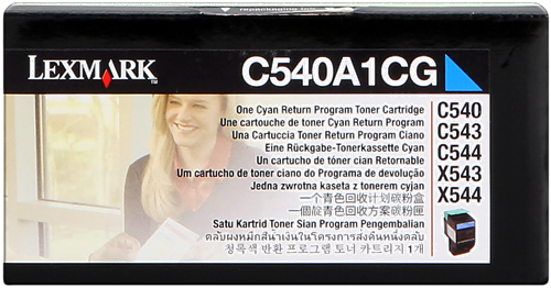 Lexmark C540A1CG Cyan Toner