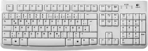 Logitech K120 Tastatur Weiss