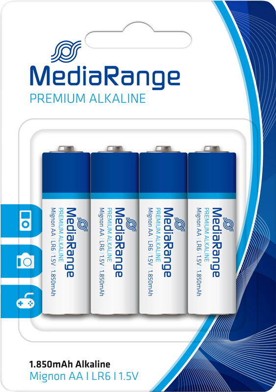 MediaRange Alkaline Batterien AA LR6 
