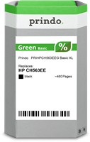 Prindo Green Basic XL Schwarz Tintenpatrone