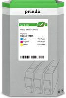 Prindo Green XL Multipack Cyan / Magenta / Gelb