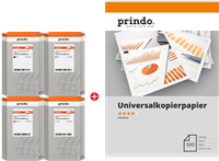 Prindo PRSCPGI2500XL MCVP Schwarz / Cyan / Magenta / Gelb Value Pack