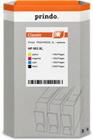 Prindo PRSHP953XL Multipack Schwarz / Cyan / Magenta / Gelb