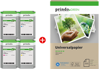 Prindo PRSHPC2P42AEG MCVP Schwarz / Cyan / Magenta / Gelb Value Pack