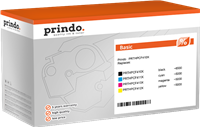 Prindo PRTHPCF410X Rainbow Schwarz / Cyan / Magenta / Gelb Value Pack