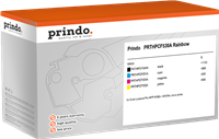 Prindo PRTHPCF530A Rainbow Schwarz / Cyan / Magenta / Gelb Value Pack