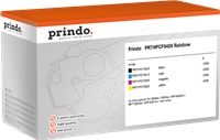 Prindo PRTHPCF540X Rainbow Schwarz / Cyan / Magenta / Gelb Value Pack