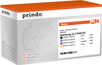 Prindo PRTSCLTP4072C Rainbow Schwarz / Cyan / Magenta / Gelb Value Pack