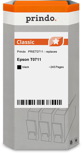 Prindo Classic Schwarz Tintenpatrone